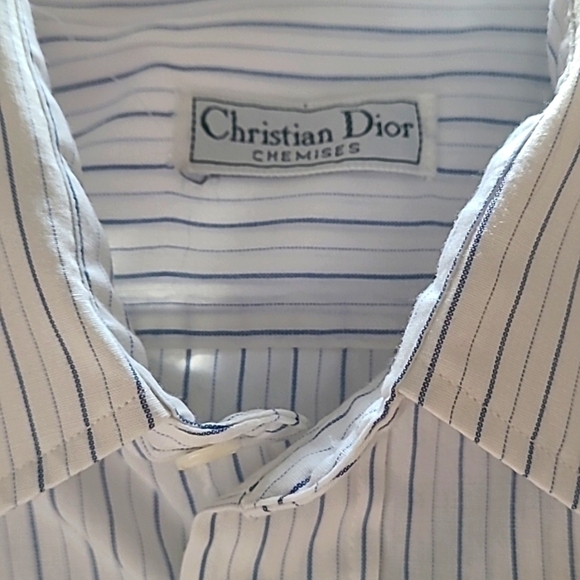 Christian Dior Dress Shirt Size 15 1/2 - Picture 6 of 7
